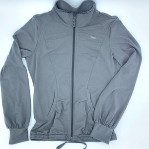 ADIDAS Climalite Gray Zip Up Jacket SZ MED